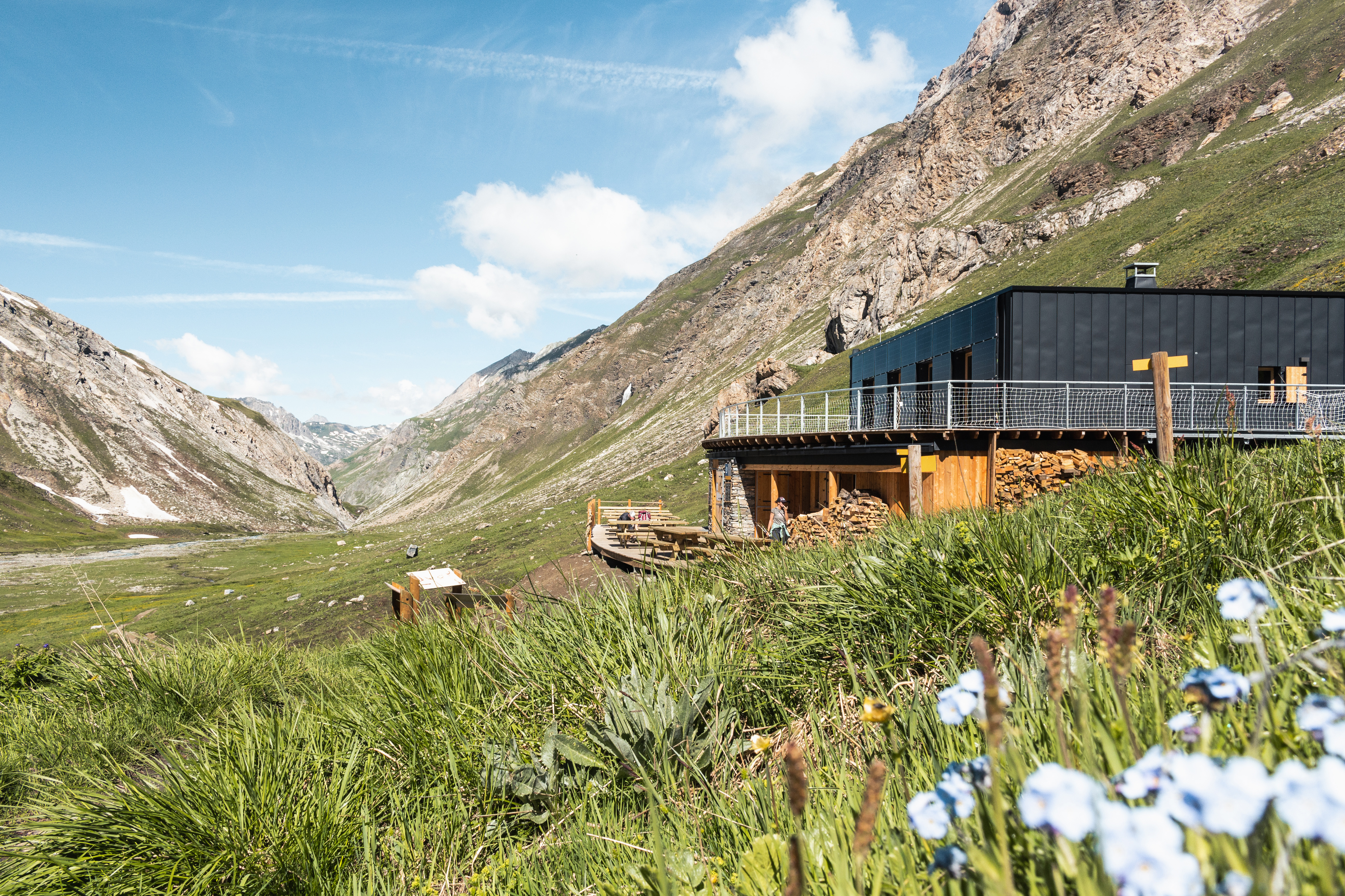 Refuge de Prariond en été