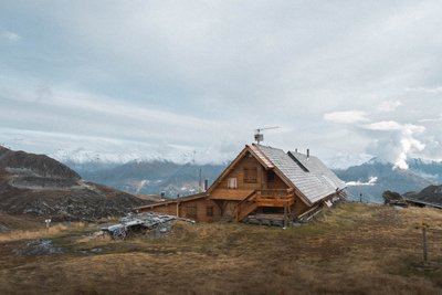L'avant du refuge