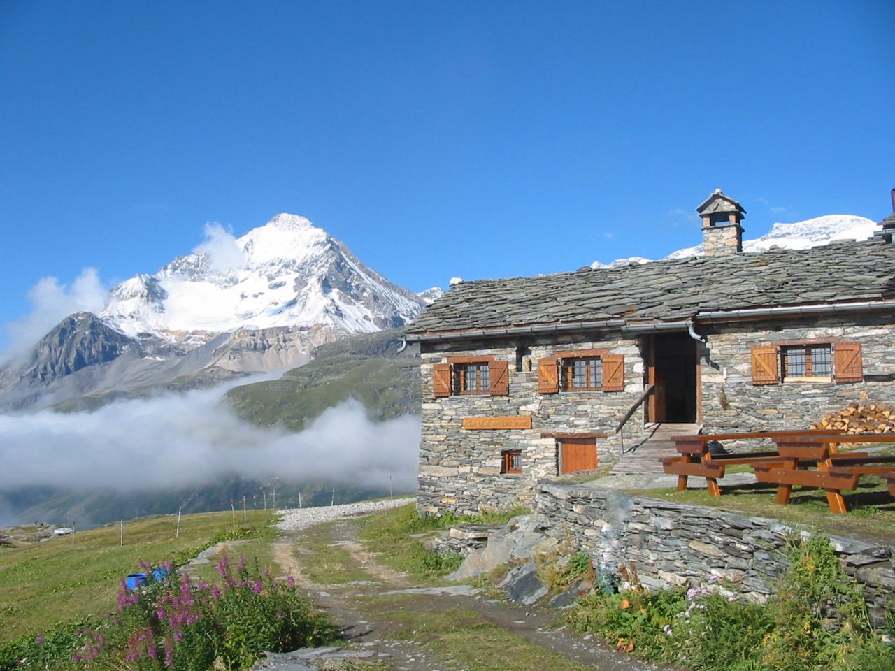 Le refuge du Lac Blanc à Val Cenis-Termignon