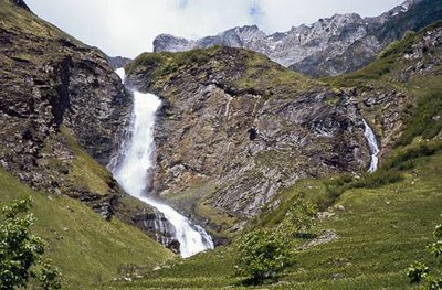 Cascade du Py, Champagny le Haut, commune de Champagny en Vanoise.