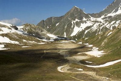 Le Plan Séry. Au fd., la Pointe des Chardes. Vue vers O.