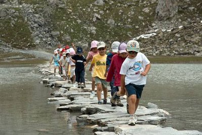 Sortie avec les enfants de l'école de Champagny 