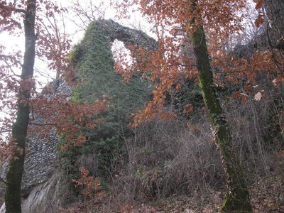 les ruines du château