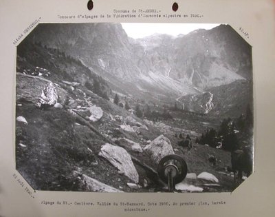 Vue sur le vallon de Saint-Bernard (1930)