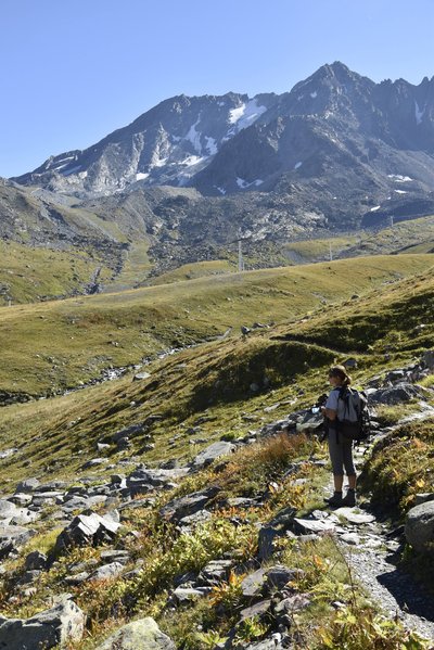 Vue sur l'aiguille de Péclet