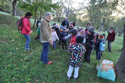 Animation pour enfants sur le sentier des vergers