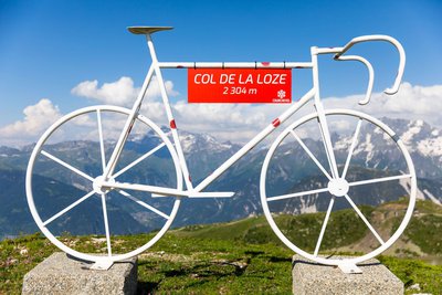 Arrivée au col de la Loze à 2304m d'altitude