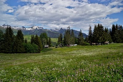 Vu de Plan Parc sur la Vallée du Morel