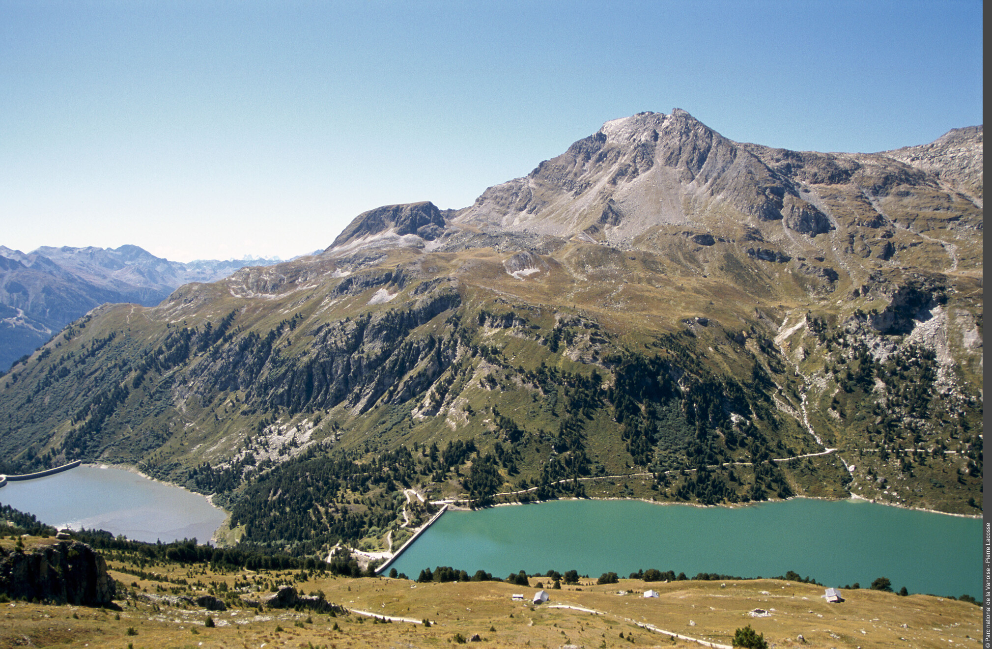 Lac de Plan d'Aval et le Lac de Plan d'Amont à Aussois.